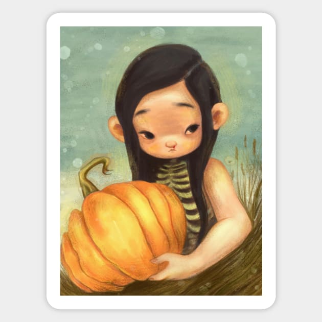 Pumpkin Sticker by selvagemqt